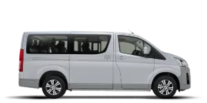 Hiace Grandia luxury van for rent in Tacloban