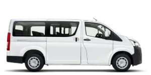 Hiace Commuter van for rent in Tacloban